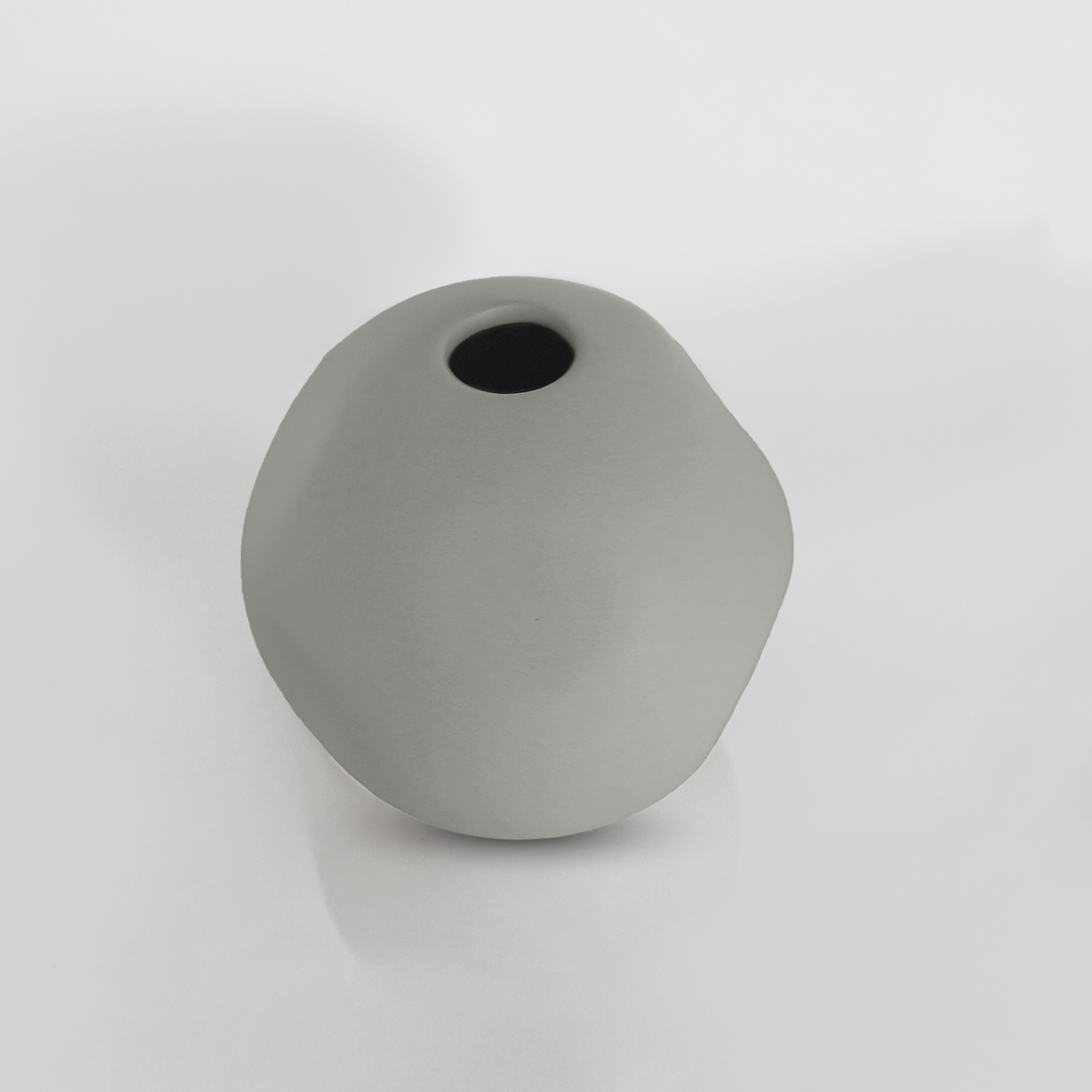 Jarrón de Cerámica Redondo Minimalista