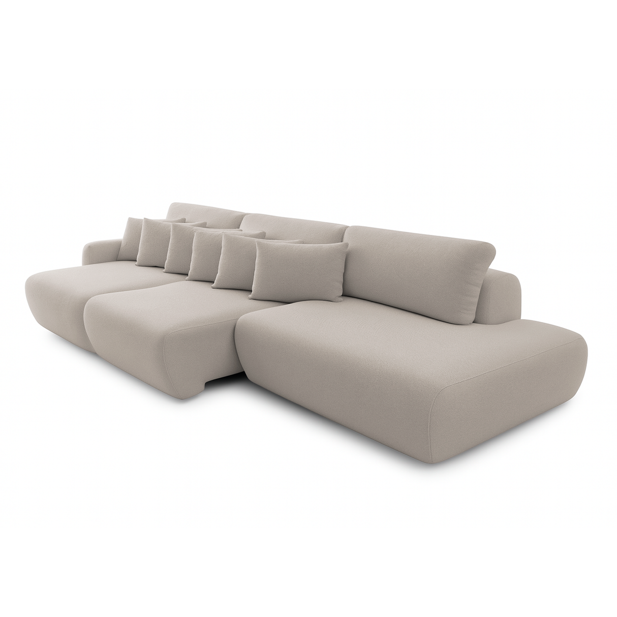 Sofá extensible Solana con pouf