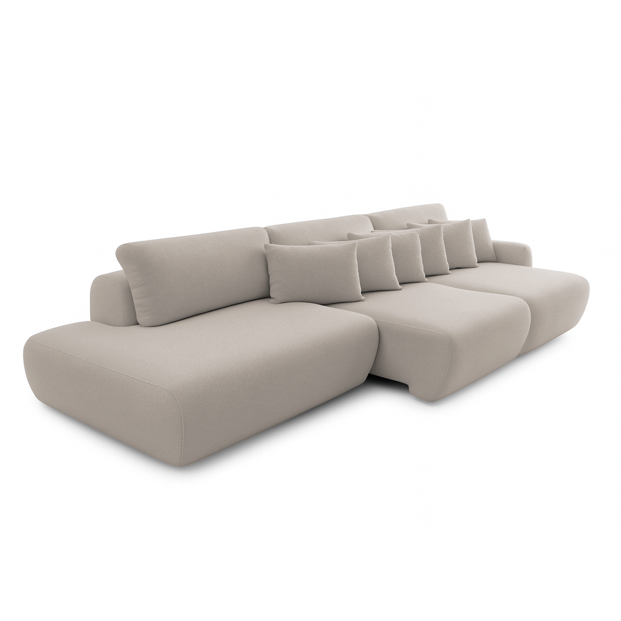 Sofá extensible Solana con pouf