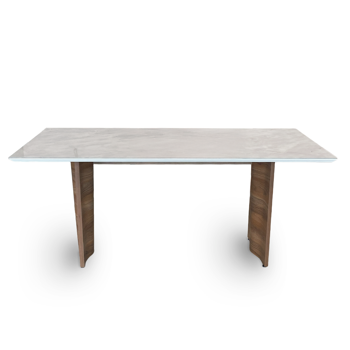 Mesa Agata Vidrio Onix Bianco 180x90cm Stock
