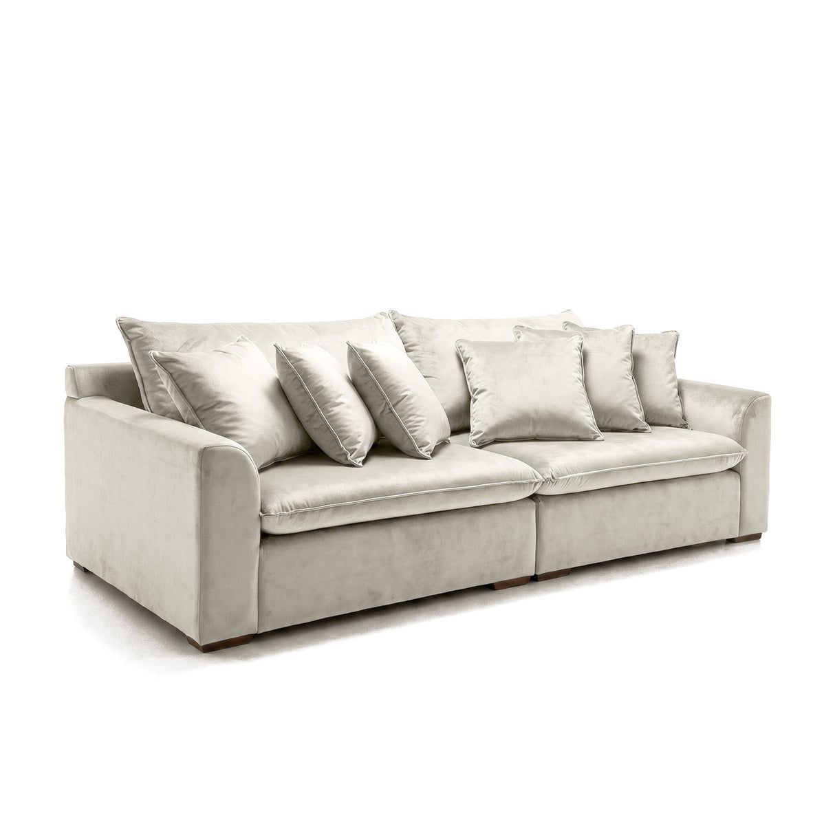 Sofá de 2 cuerpos Atualittá Tela Beige - 2.14M