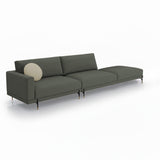 Sofá Cobble con Pouf de Terraza