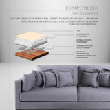 Sofá Liberty con Chaise Longue