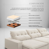 Sofá Extensible y Reclinable Moscou