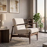Poltrona Toquio BS703 / COR10 / METAL DORADO STOCK