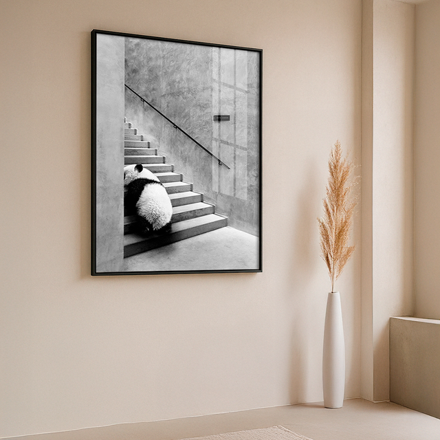 Cuadro Decorativo Panda Bihua