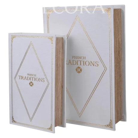 Caja Libro Francia - Set de 2 Re Decora