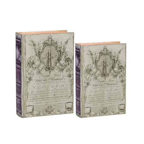 Caja Libro - Set de 2 Re Decora