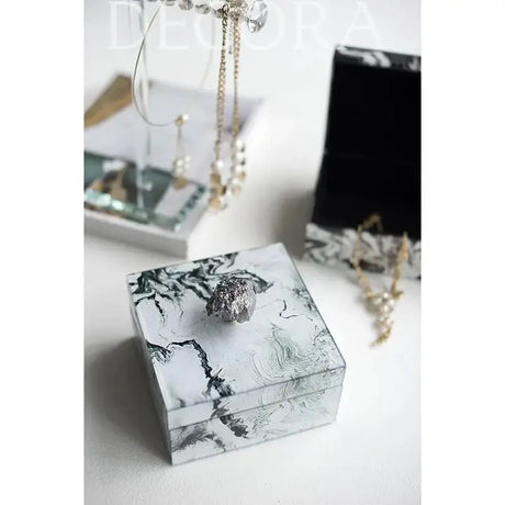 Caja de Joyas Mármol Mediana Re Decora