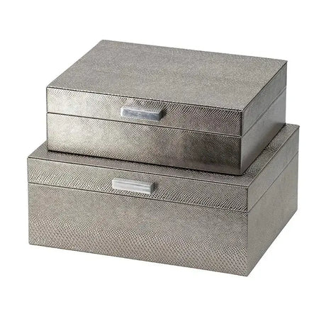Cajas Decorativas con Franela - Set de 2 Re Decora