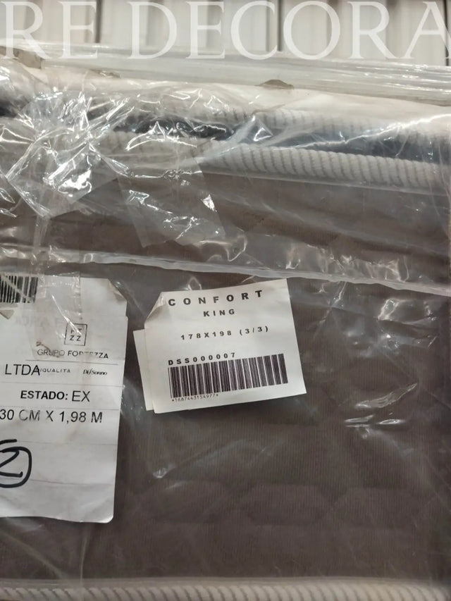 Cama Europea Confort King PROYECTO CLAUDIA Re Decora