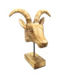 CABEZA CHIVO MADERA