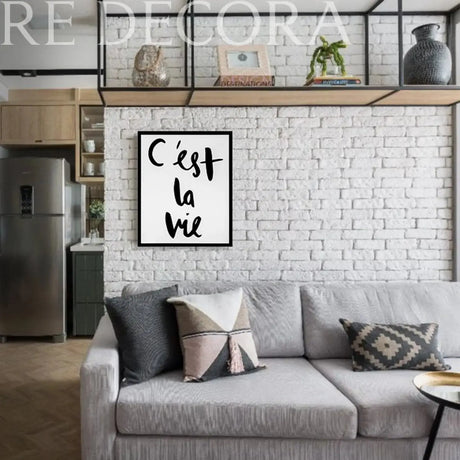 Cuadro Cest la vie Re Decora