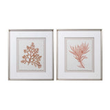 Cuadro Coral Red - Set de 2 Re Decora