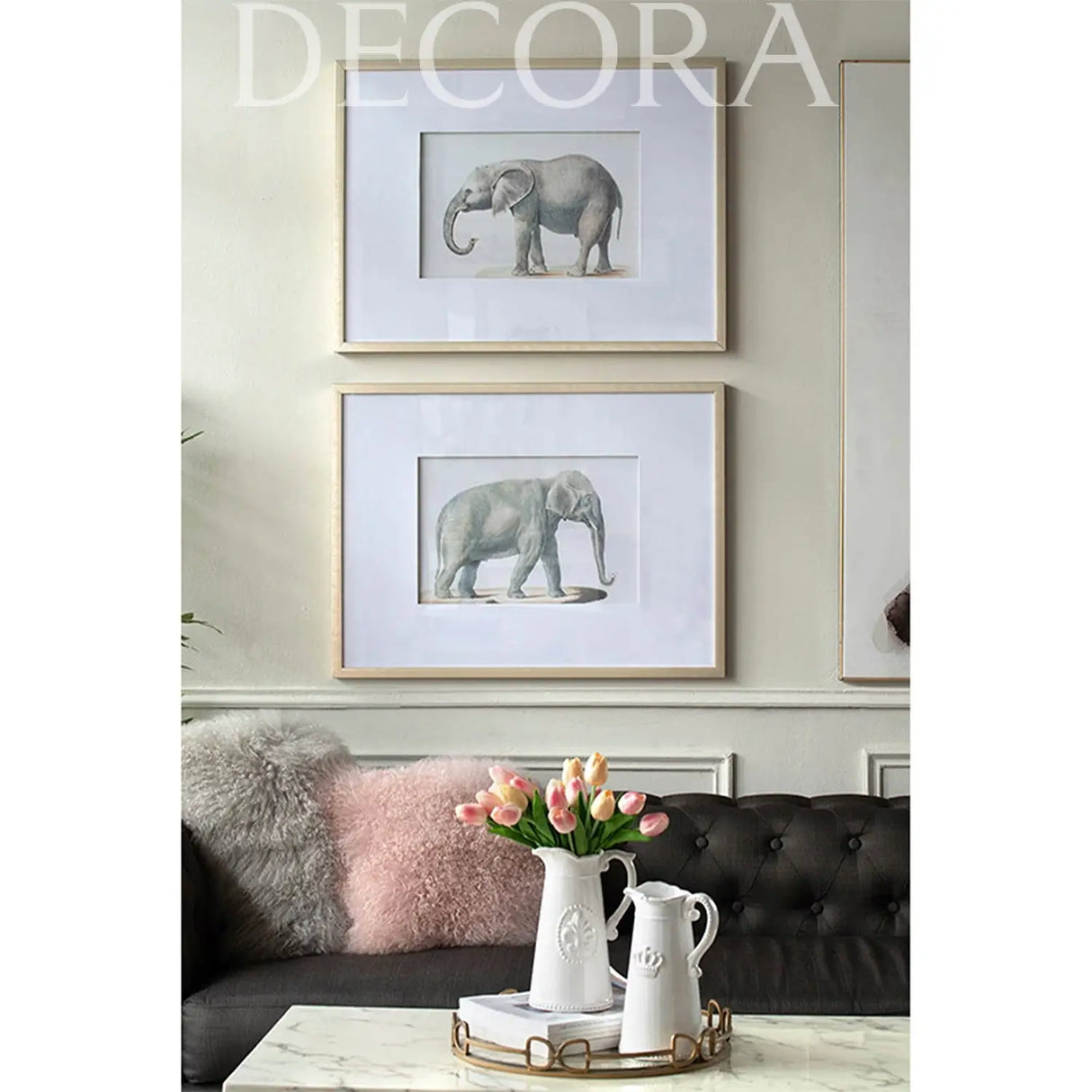 Cuadro de Elefante - Set de 2 Re Decora