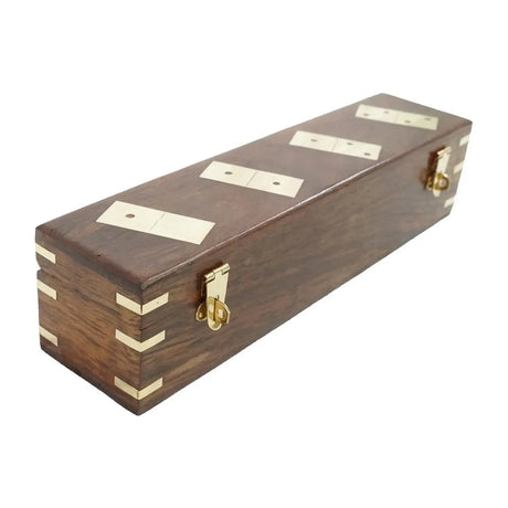 Dominó de Madera y Bronce