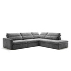 Dublin con Chaise Gris Oscuro Lado Derecho