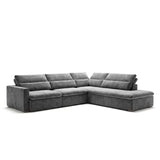 Dublin con Chaise Gris Oscuro Lado Derecho