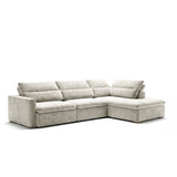 Sofá extensible y reclinable Dublin con Chaise Longue