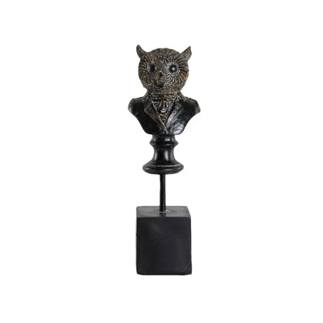 Escultura Buho Poliresina Re Decora