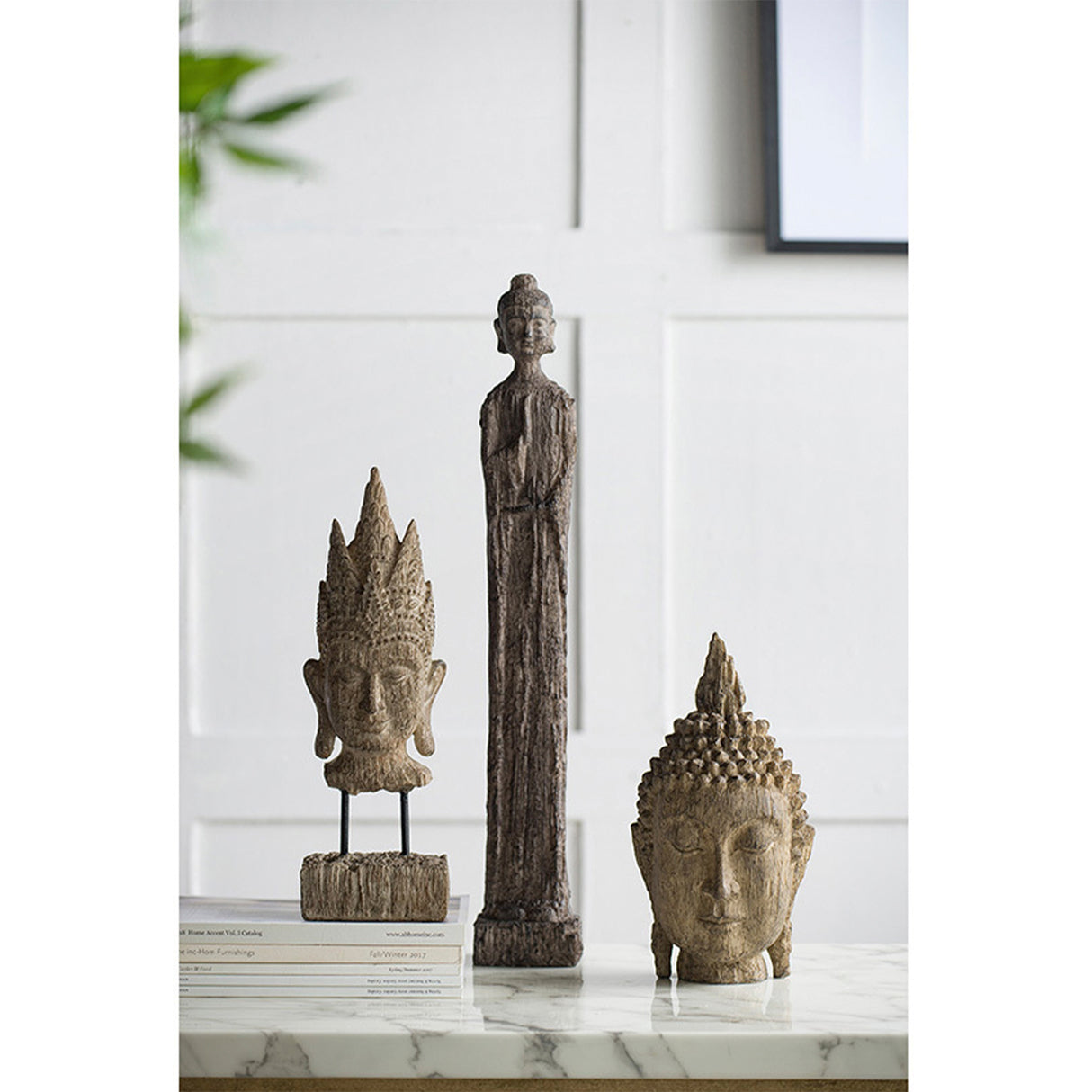 Escultura de Cabeza de Buda