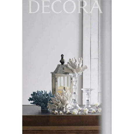 Escultura de Coral Blanco Re Decora