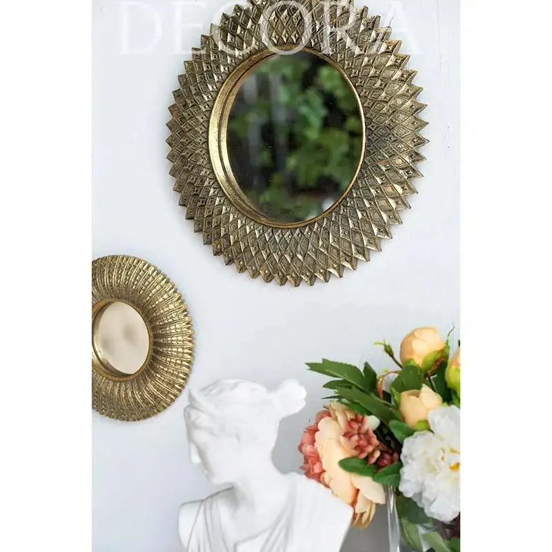 Espejo Dorado Vintage Re Decora