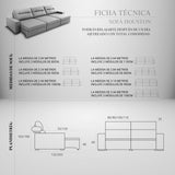 Sofá Houston Extensible y Reclinable