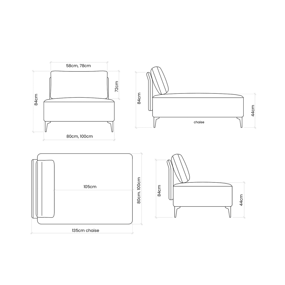 Sofá Dream box c/chaise