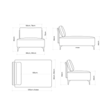 Sofá Dream box c/chaise