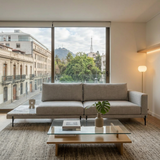 Sofá Cobble con Mesa de Mármol