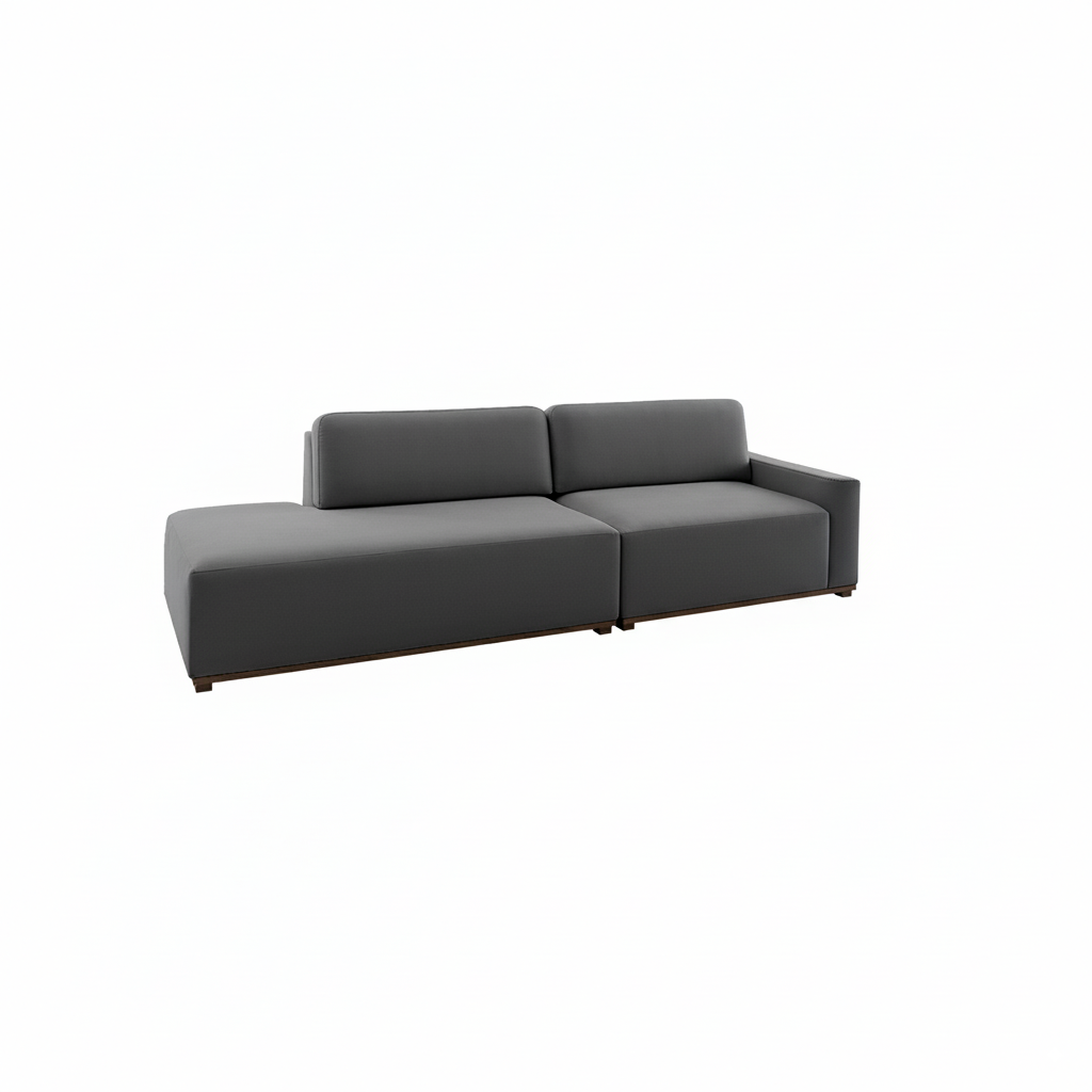 Sofá Piacenza con Pouf
