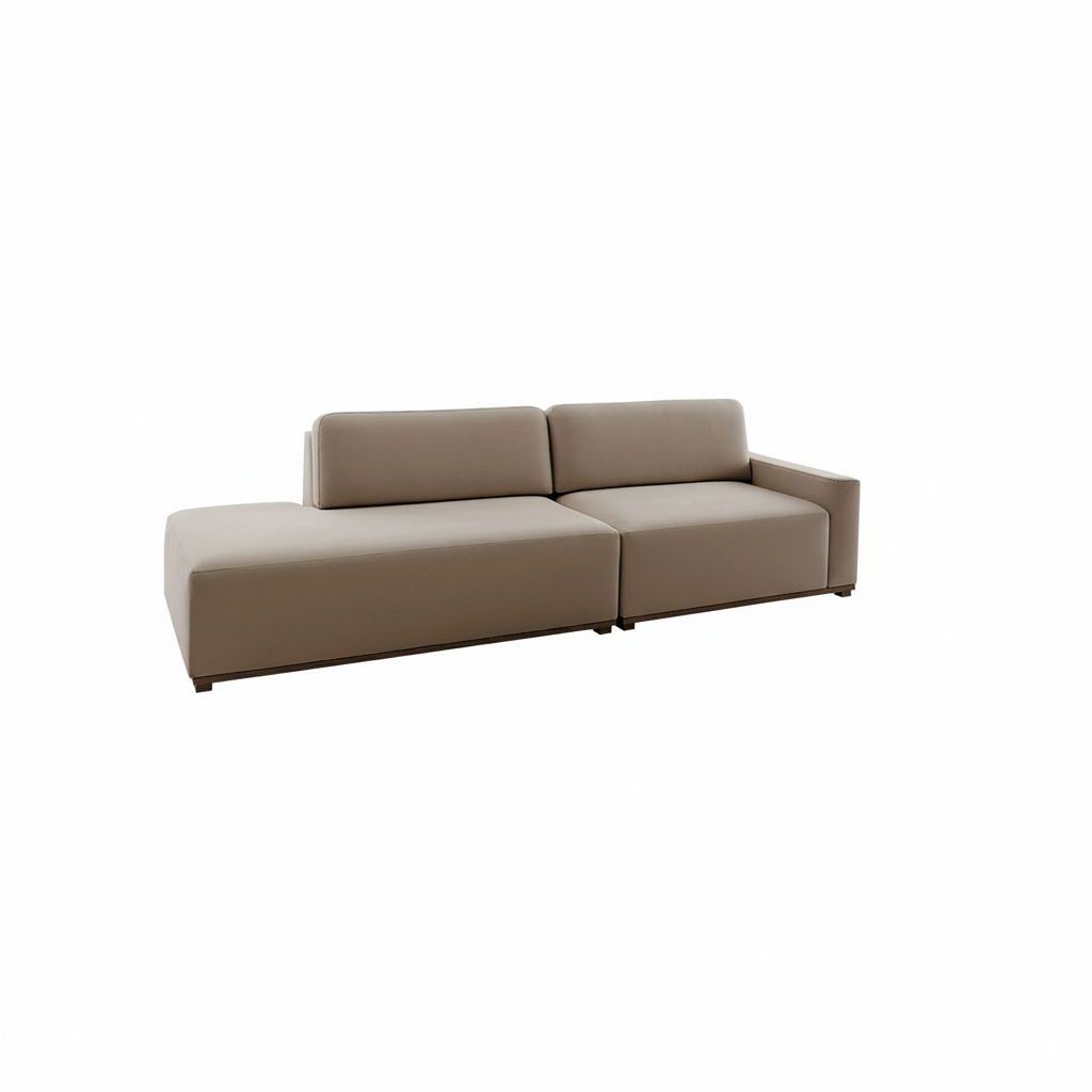 Sofá Piacenza con Pouf