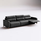 Sofá de Cuero Hush Extensible y Reclinable