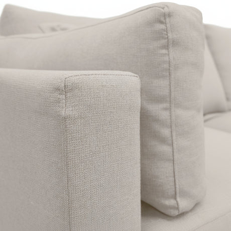 Sofá de 2 cuerpos de tela lino