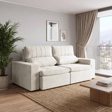 Sofá 2 cuerpos Toquio Tela Beige - 2.04m