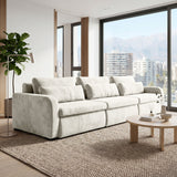 Sofá Modular 3 Cuerpos Treviso Tela Beige - 2.98m a Confección