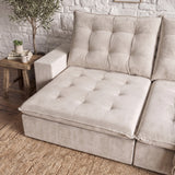 Sofá 2 Cuerpos Caribe Tela Beige - 2.24m a Confección