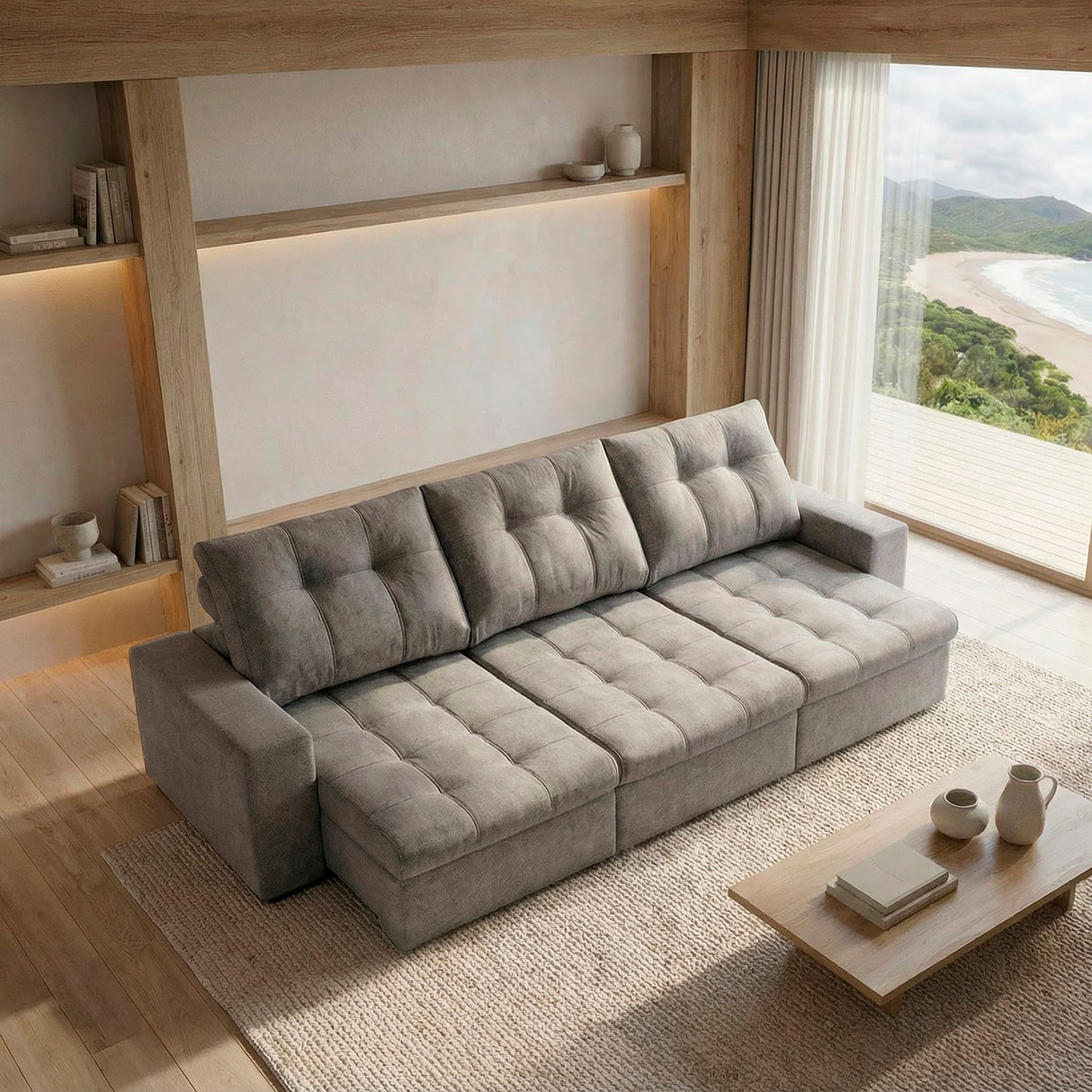 Sofá  Extensible y Reclinable Mónaco