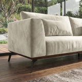Sofá 2 Cuerpos Palace Single Tela Beige - 1.96m a Confección