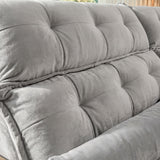 Sofá 2 Cuerpos Prediletto Tela Gris Claro - 2.80m