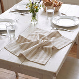 Set 4 Servilletas Laika Rayas Crudo