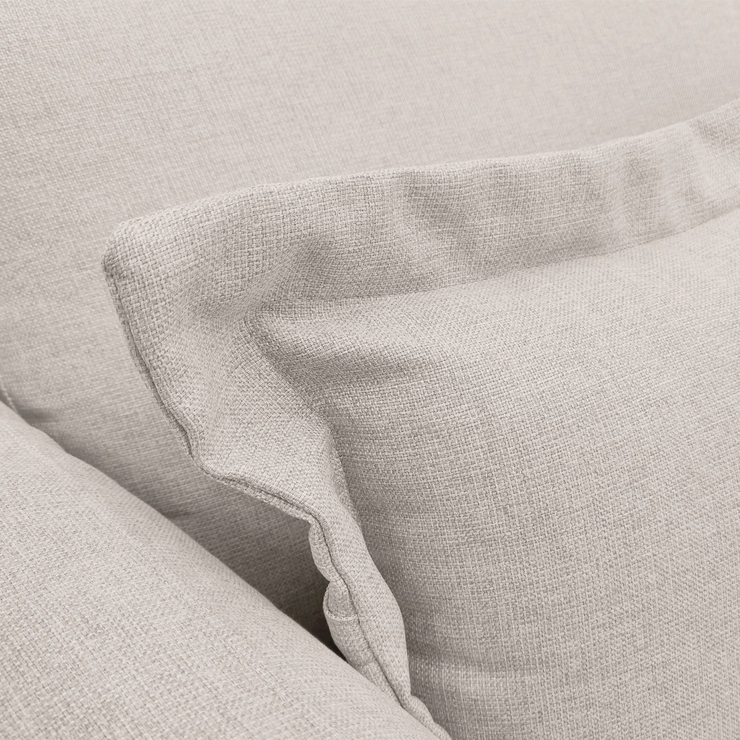 Sofá de 2 cuerpos de tela lino