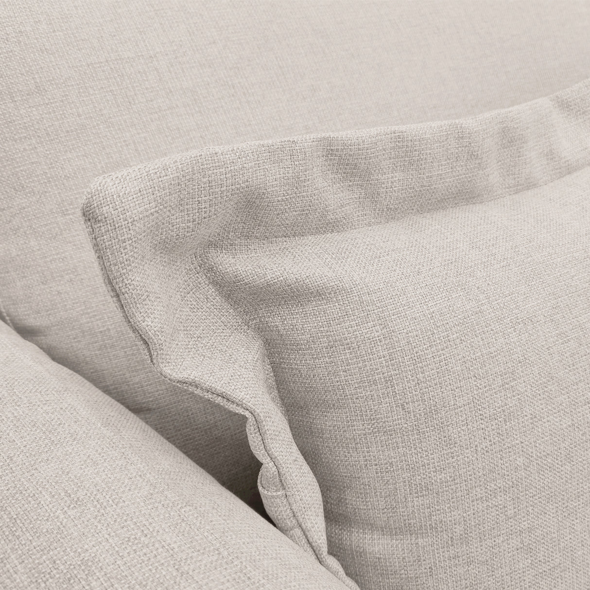 Sofá de 2 cuerpos de tela lino