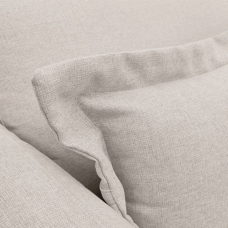 Sofá de 2 cuerpos de tela lino