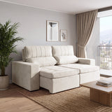 Sofá 2 cuerpos Toquio Tela Beige - 2.04m