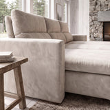 Sofá 3 Cuerpos Dublin Tela Beige - 3.00m a Confección