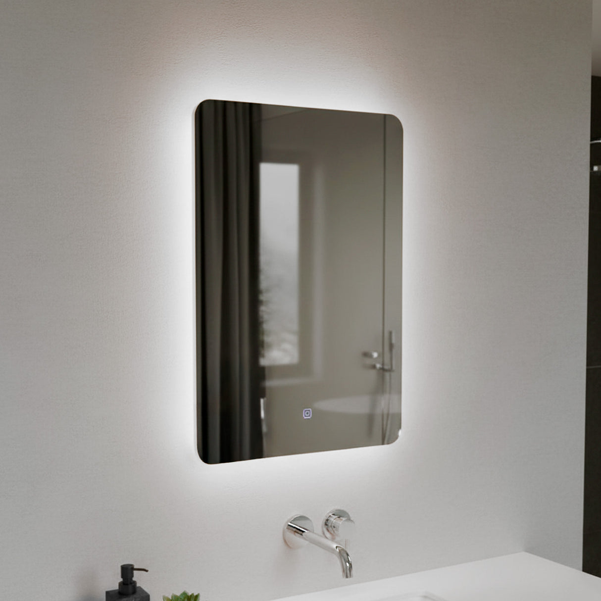 Espejo Led Rectángulo Vertical