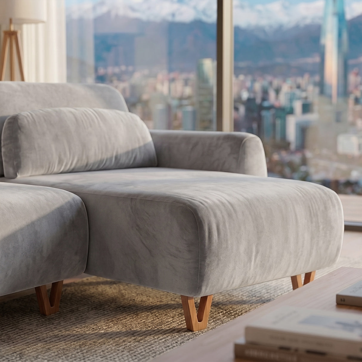 Sofá Laguna con Chaise Curvo