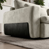 Sofá 3 Cuerpos Litus Tela Beige - 2.74m